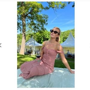 NWT Reformation Cotta Midi Dress in Praline